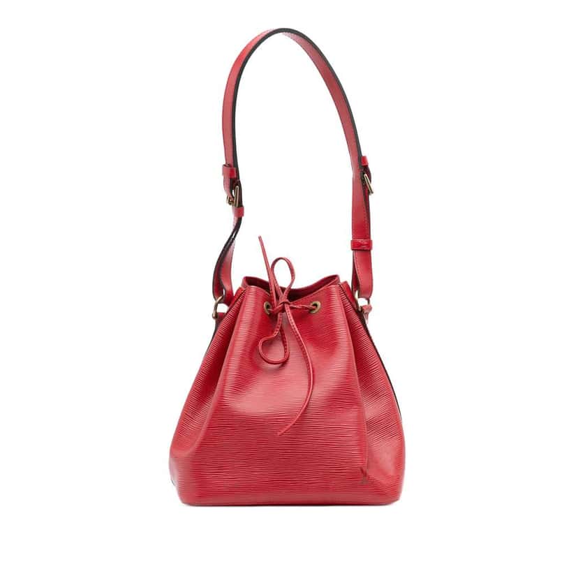 Louis Vuitton Epi Petit Noe Red Leather Good condition - Front View
