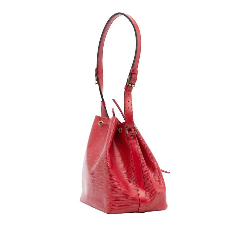 Louis Vuitton Epi Petit Noe Red Leather Good condition - Back View