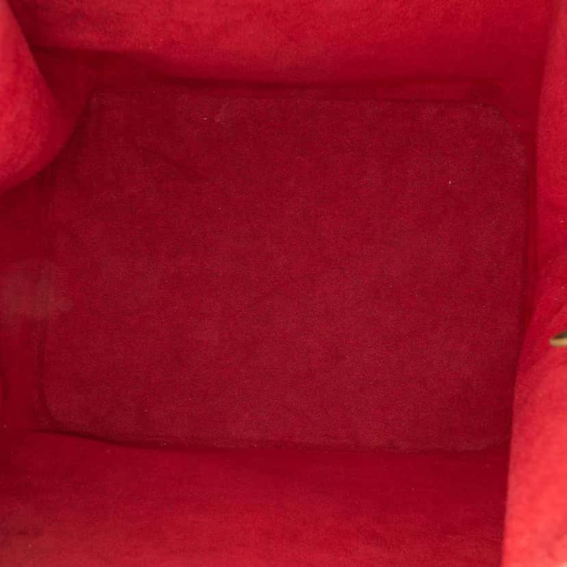Louis Vuitton Epi Petit Noe Red Leather Good condition - Model View