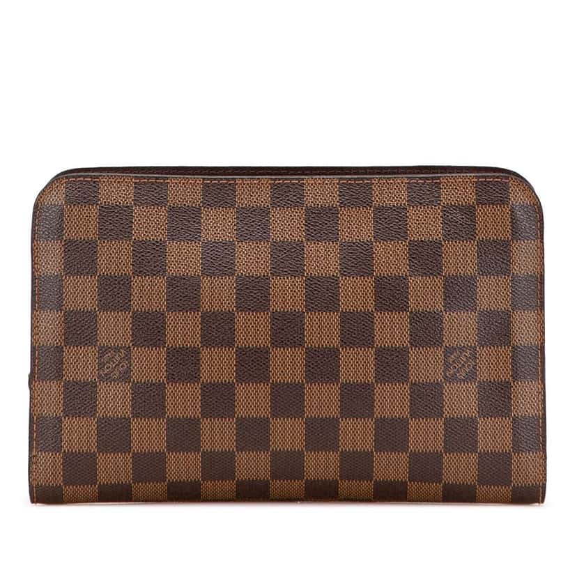 Louis Vuitton Damier Ebene Saint Louis Pochette Brown Good condition - Front View