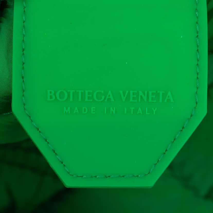 Bottega Veneta Nylon Intrecciato Padded Tech Cassette Crossbody Green Good condition - Box View