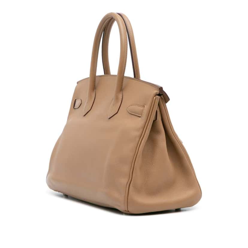 Hermès Swift Birkin Retourne 30 Brown Leather Good condition - Back View