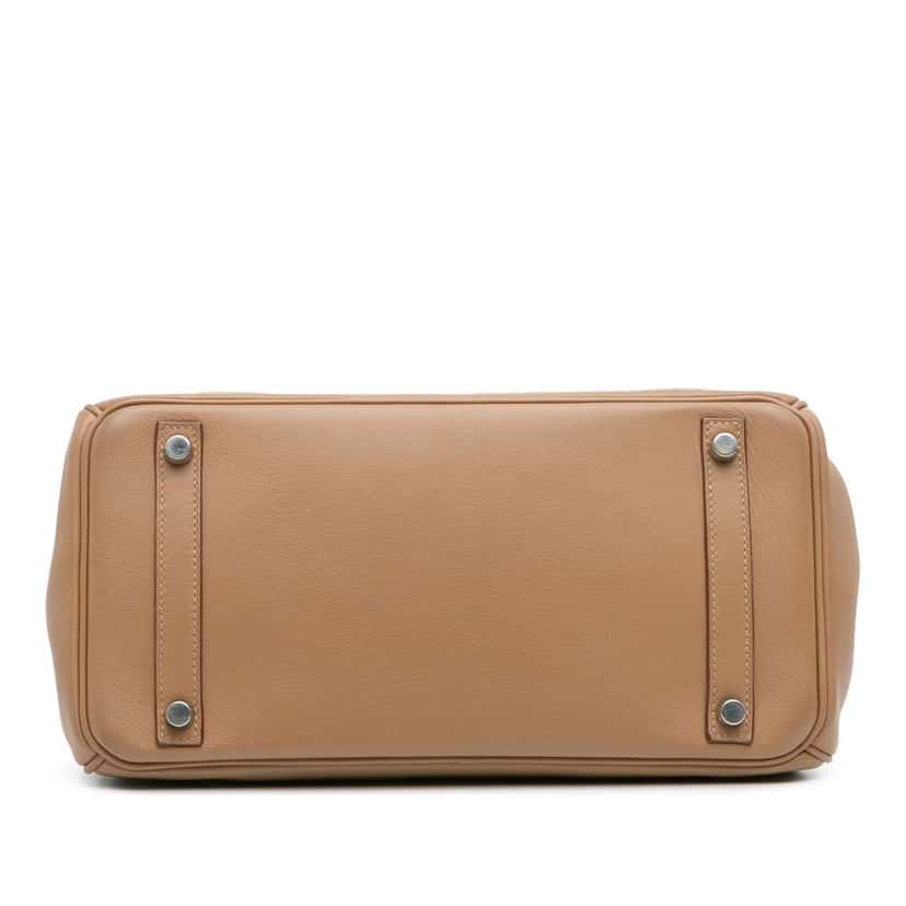 Hermès Swift Birkin Retourne 30 Brown Leather Good condition - Inside View