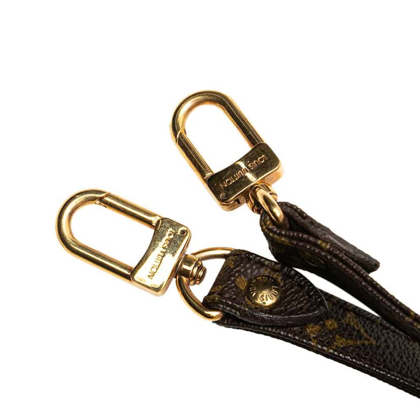 Louis Vuitton Monogram Bag Strap Brown Good condition - Model View