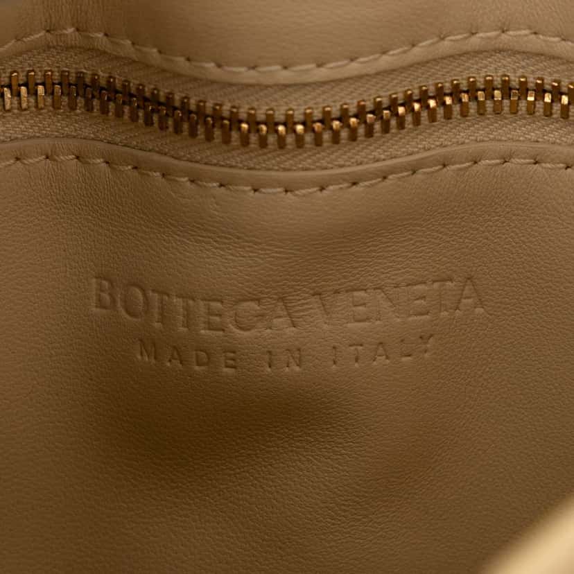 Bottega Veneta Nappa Intrecciato Padded Chain Cassette Satchel Brown Leather Good condition - Box View