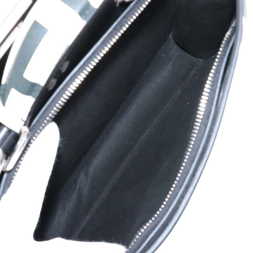 Fendi Marc Jacobs Mini Nappa Vitello King Logo Print Peekaboo ISeeU Satchel White Leather Good condition - Inside View