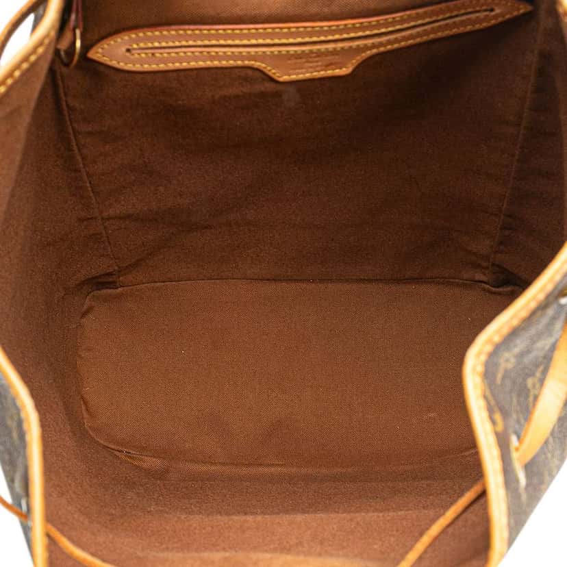 Louis Vuitton Monogram Montsouris GM Brown Good condition - Model View