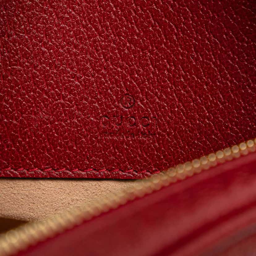 Gucci Mini GG Supreme Flora Round Ophidia Backpack Red Canvas Good condition - Box View