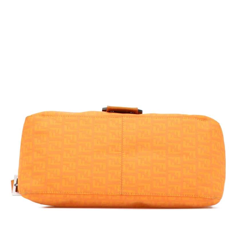 Fendi Zucchino Canvas Mamma Forever Orange Canvas Good condition - Inside View