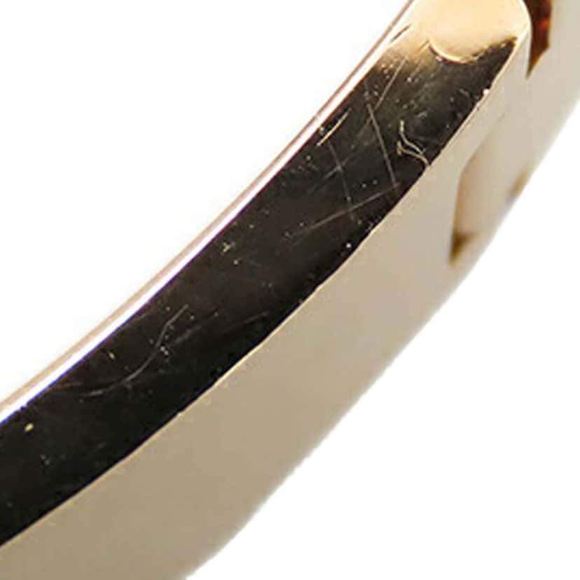 Hermès Enamel Clic Anneau Flots Fleures Et Frontaux Bracelet PM Pink Good condition - Model View