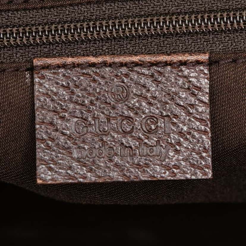 Gucci GG Canvas Abbey D Ring Tote Brown Canvas Good condition - Box View
