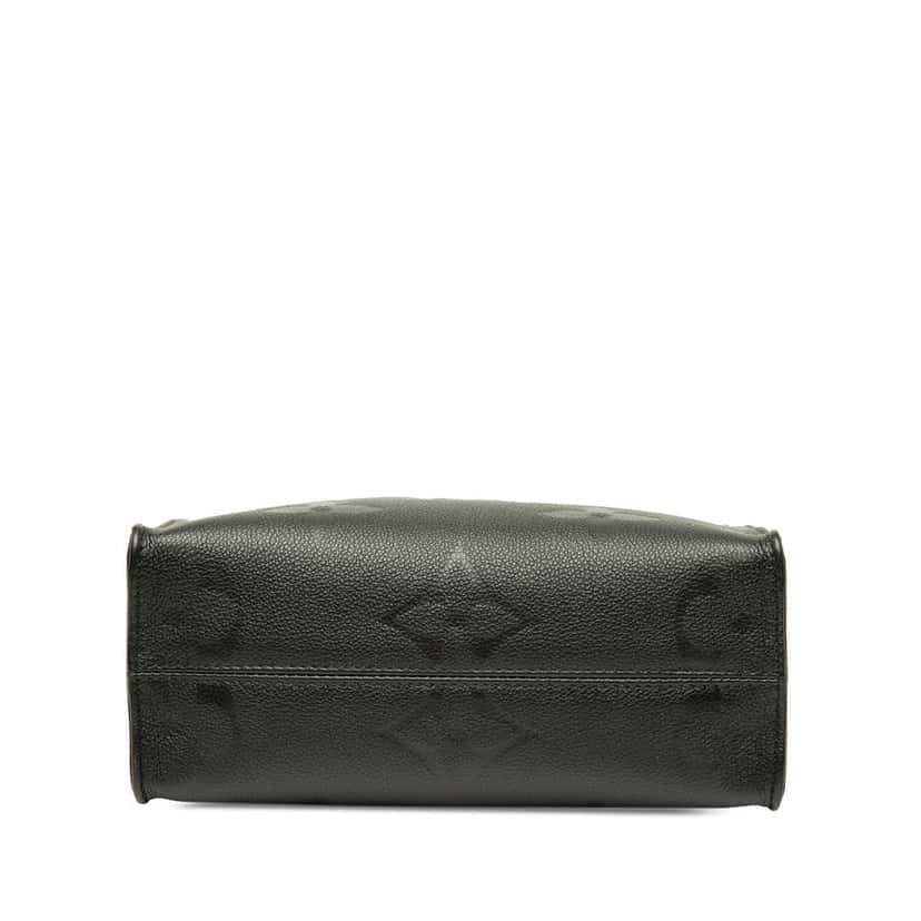 Louis Vuitton Monogram Empreinte Onthego PM Black Leather Good condition - Inside View