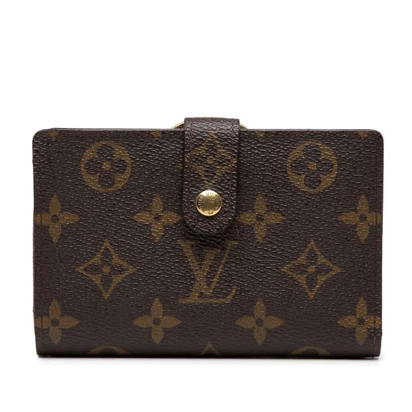 Louis Vuitton Monogram Porte Monnaie Billets Viennois Brown Good condition - Front View