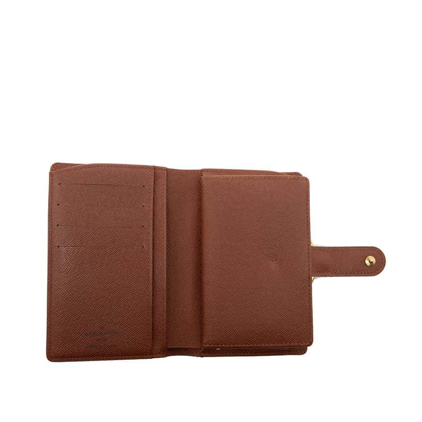 Louis Vuitton Monogram Porte Monnaie Billets Viennois Brown Good condition - Model View