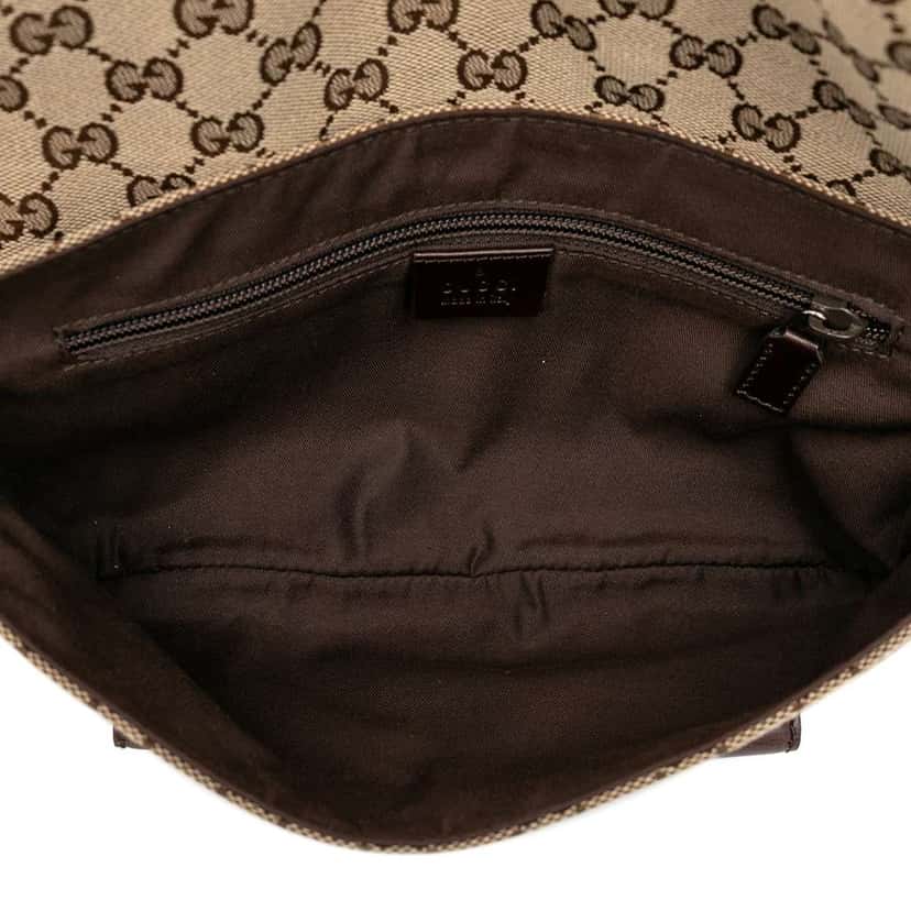 Gucci GG Canvas Belt Bag Brown Canvas Good condition - Model View