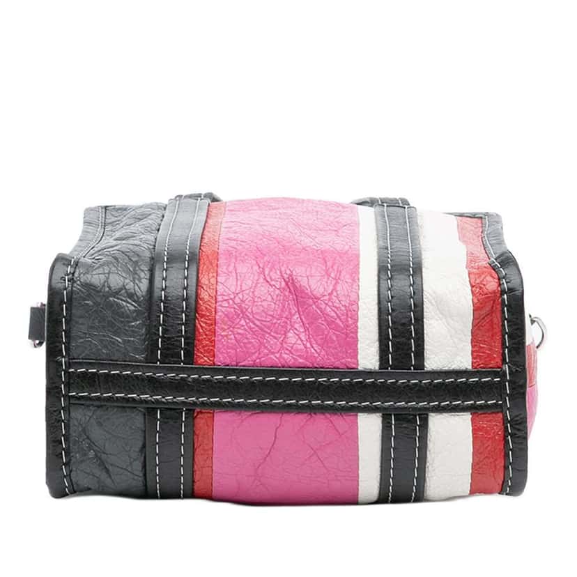 Balenciaga XS Lambskin Bazar Shopper Satchel Pink Leather Good condition - Inside View