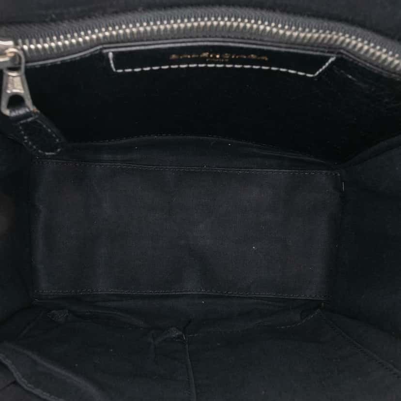 Balenciaga XS Lambskin Bazar Shopper Satchel Pink Leather Good condition - Model View