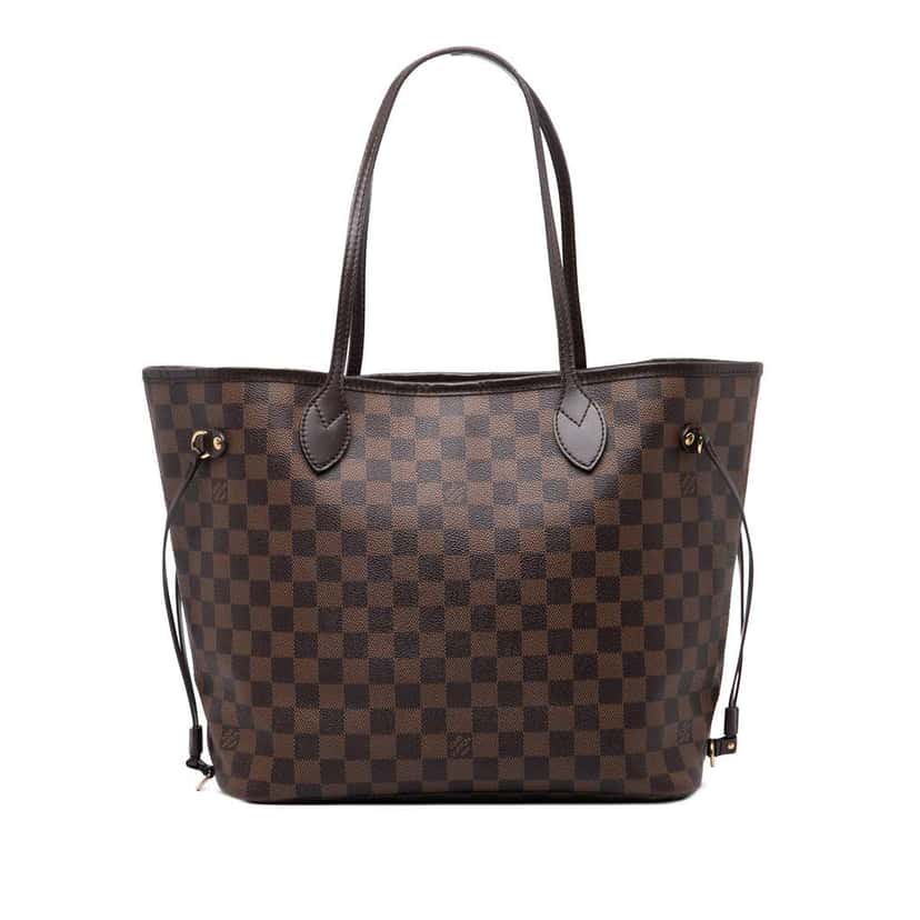 Louis Vuitton Damier Ebene Neverfull MM Brown Good condition - Front View