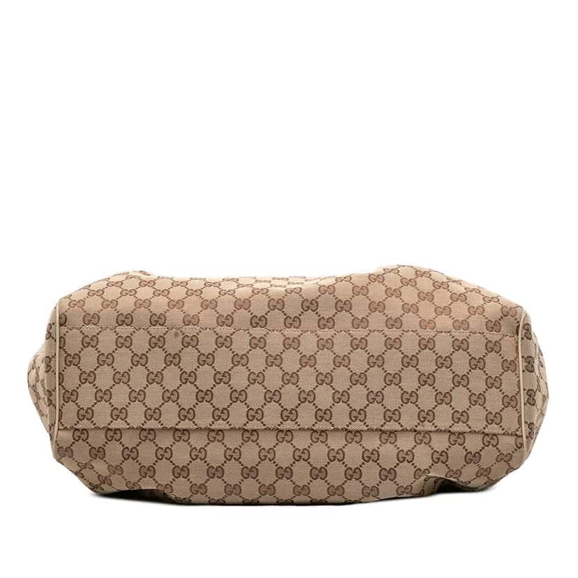 Gucci Large GG Canvas Sukey Tote Brown Canvas Good condition - Inside View