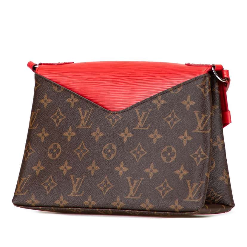 Louis Vuitton Monogram Epi Saint Michel Brown Good condition - Back View