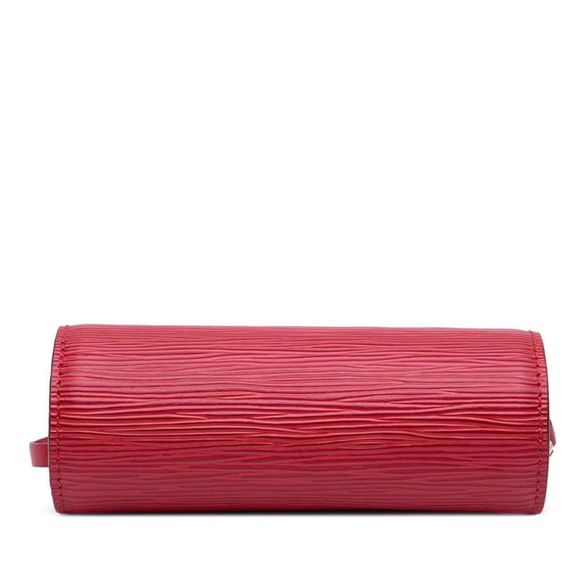 Louis Vuitton Epi Pochette Papillon Red Leather Good condition - Inside View