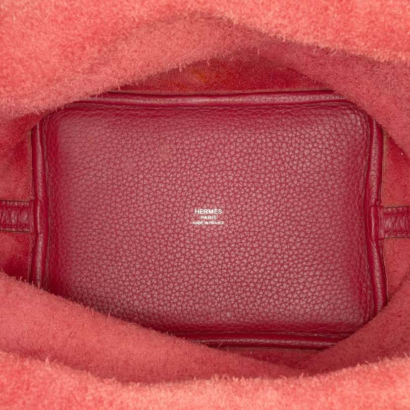 Hermès Clemence Picotin Lock 18 Red Leather Good condition - Model View