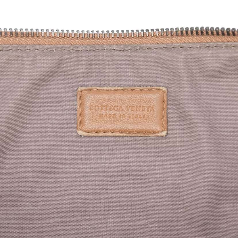 Bottega Veneta Nappa Intrecciato Clutch Brown Leather Good condition - Box View