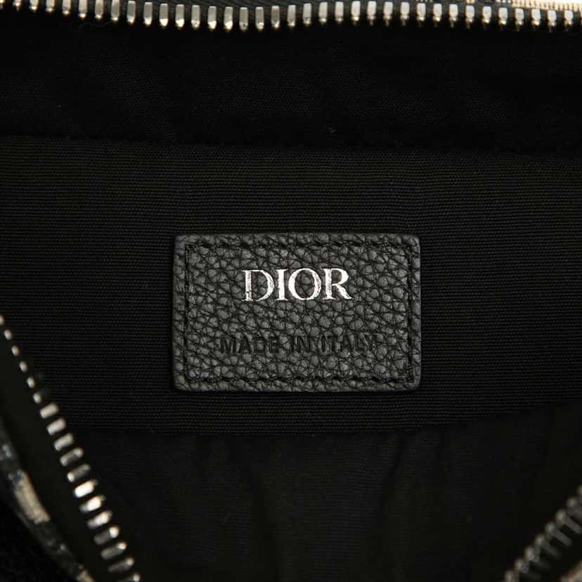 Dior Oblique Canvas Safari Crossbody Blue Canvas Good condition - Box View