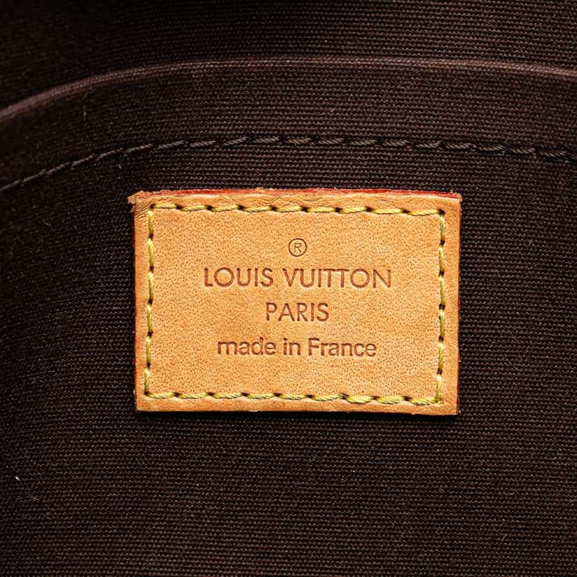 Louis Vuitton Monogram Vernis Rosewood Avenue Red Leather Good condition - Box View