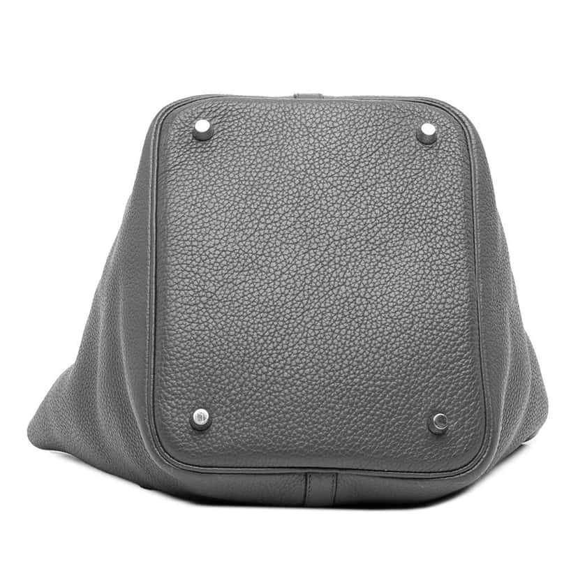 Hermès Clemence Picotin Lock 22 Grey Leather Good condition - Inside View