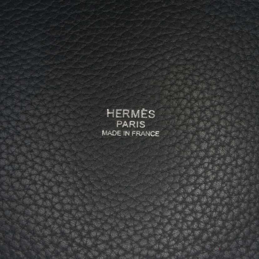 Hermès Clemence Picotin Lock 22 Grey Leather Good condition - Box View
