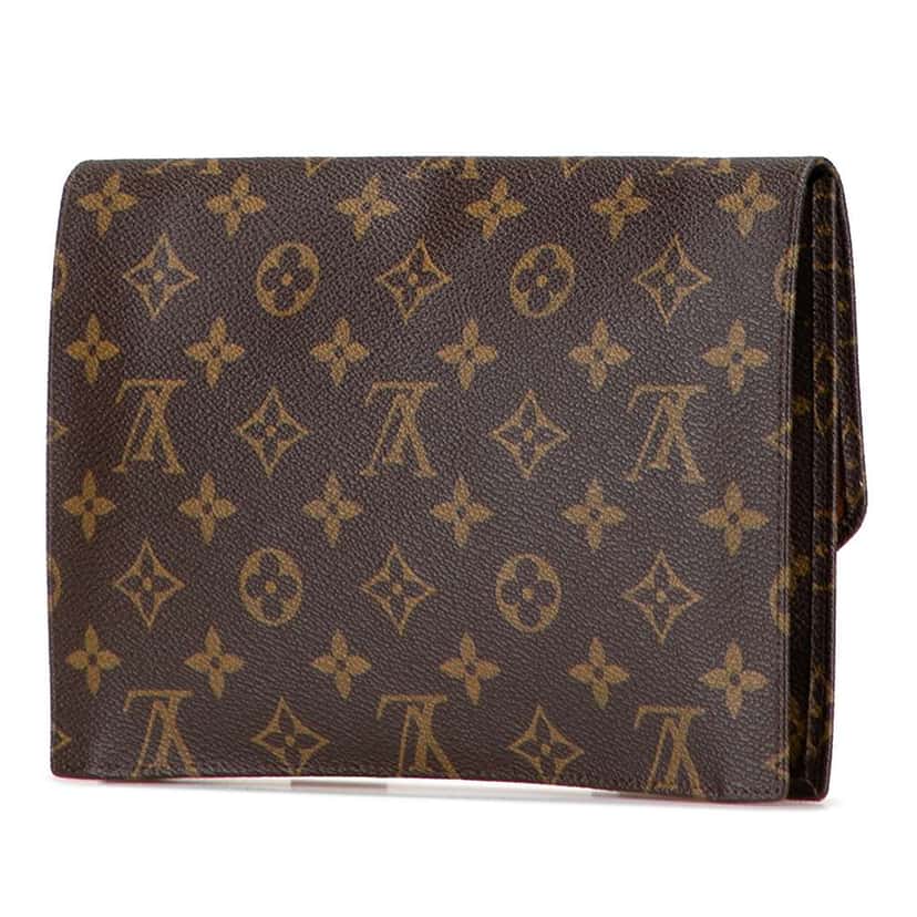Louis Vuitton Monogram Pochette Rabat 23 Brown Good condition - Back View