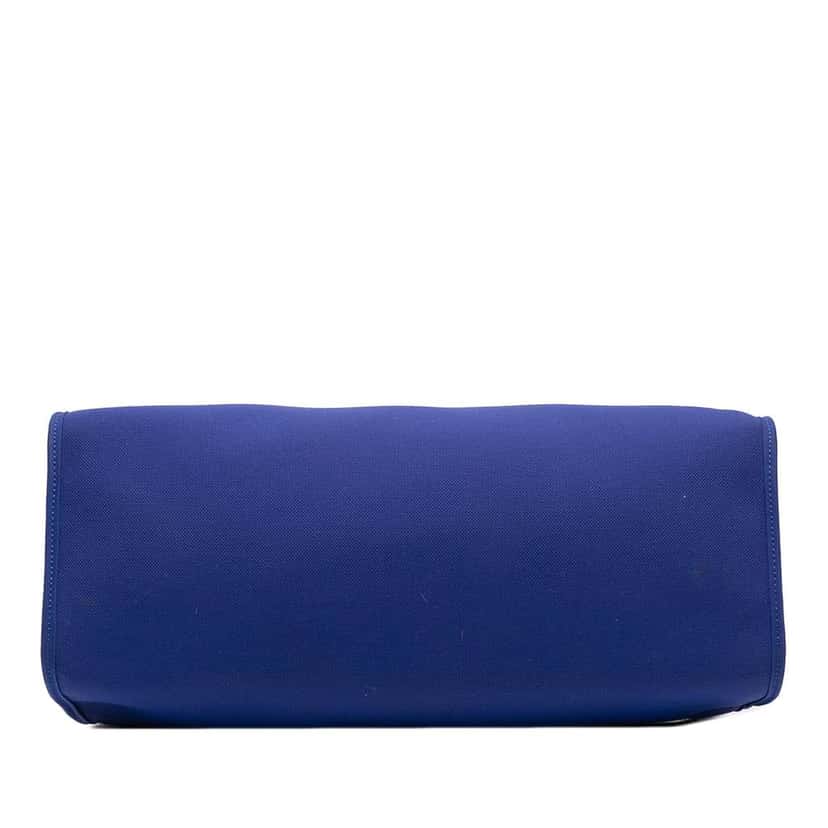 Hermès Toile Herbag Zip 39 Blue Canvas Good condition - Inside View