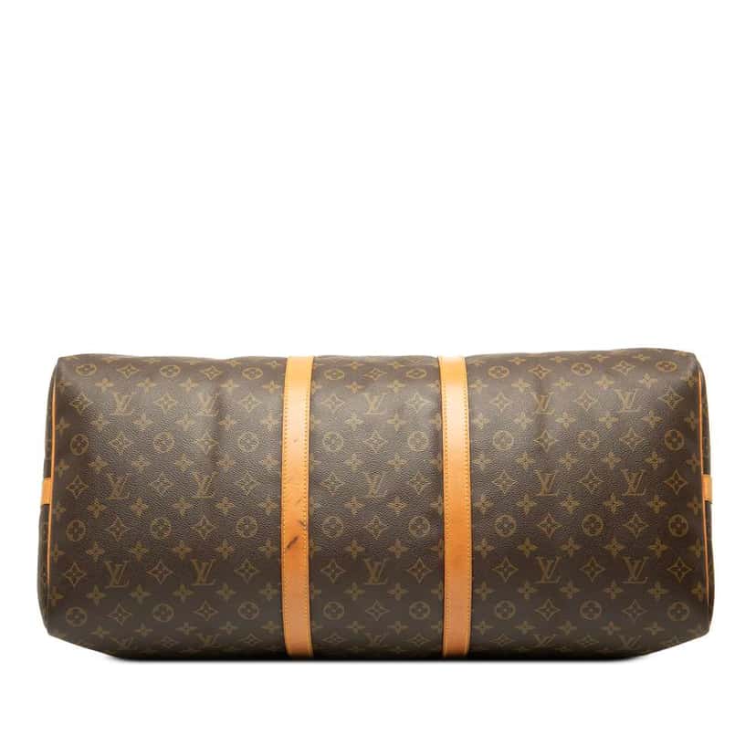 Louis Vuitton Monogram Keepall Bandouliere 60 Brown Good condition - Inside View
