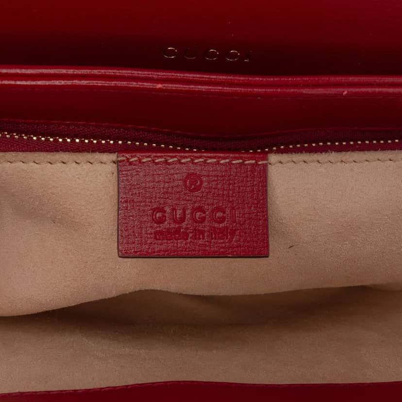 Gucci Medium GG Supreme Horsebit 1955 Shoulder Bag Brown Canvas Good condition - Box View