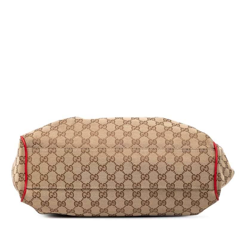 Gucci Medium GG Canvas Sukey Tote Brown Canvas Good condition - Inside View