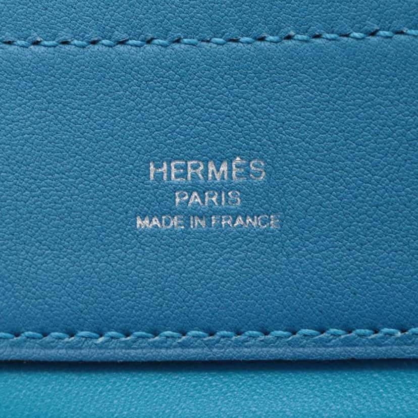 Hermès Mini Swift Aline Bag Blue Leather Good condition - Model View
