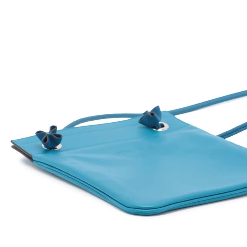 Hermès Mini Swift Aline Bag Blue Leather Good condition - Box View