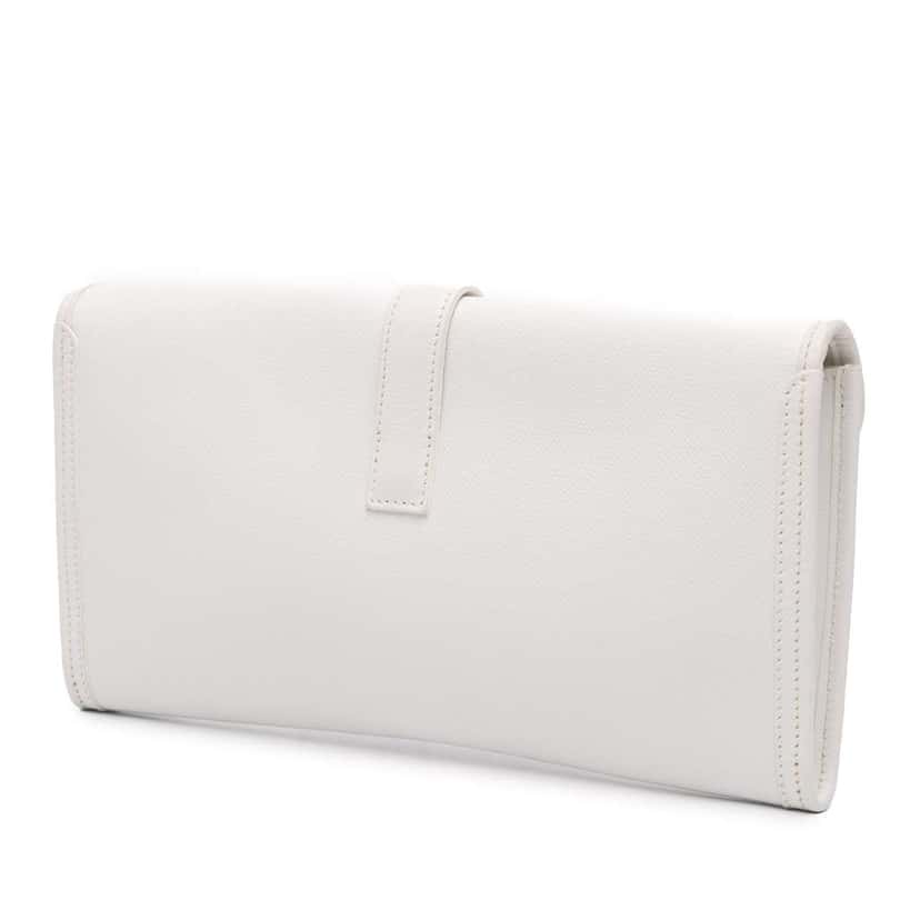 Hermès Epsom Jige Elan 29 White Leather Good condition - Back View