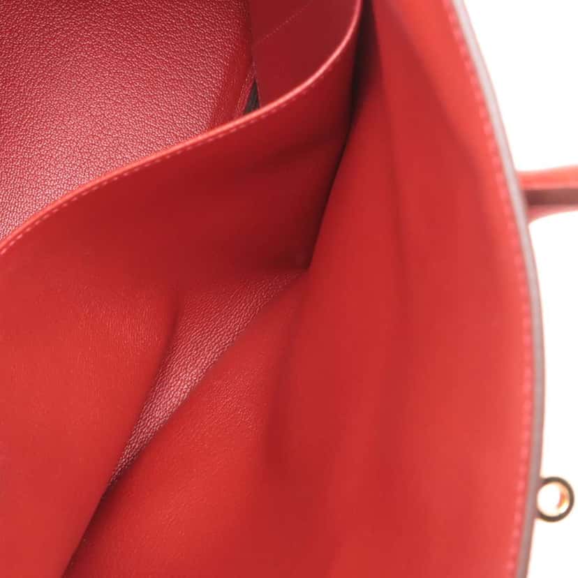 Hermès Togo Birkin Retourne 40 Red Leather Good condition - Model View