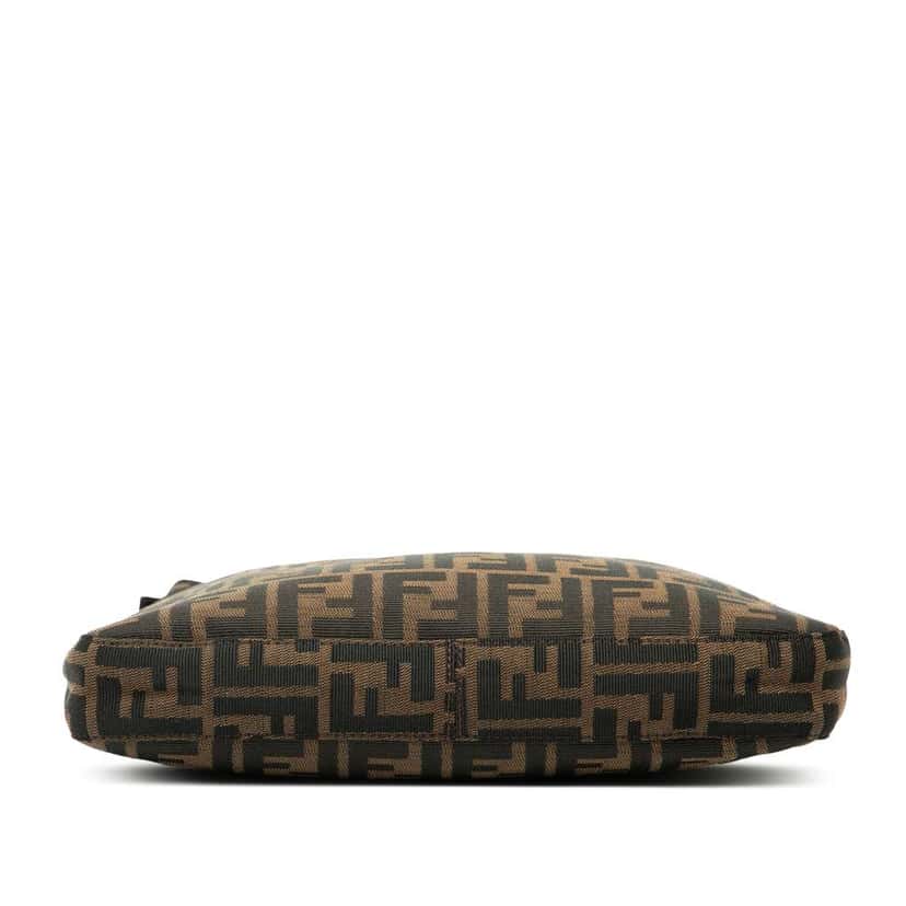 Fendi Zucca Canvas Shoulder Bag Brown Canvas Good condition - Inside View