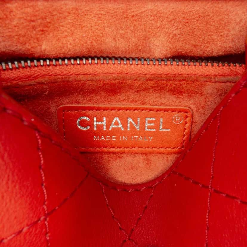Chanel Paris Dallas Goatskin Wild Stitch Flap Red Leather Very good condition - Box View