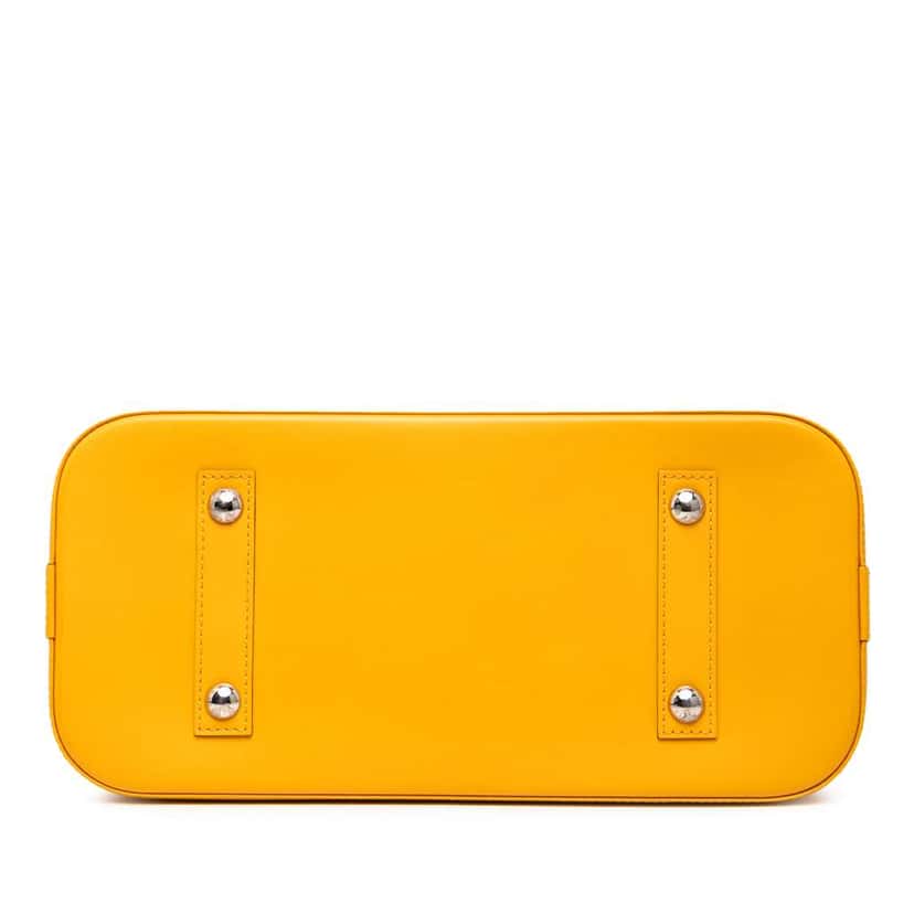 Louis Vuitton Epi Alma MM Yellow Leather Good condition - Inside View