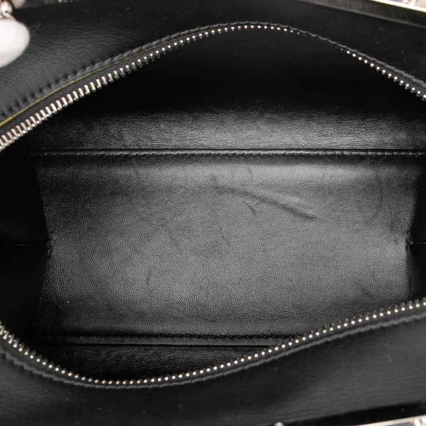Fendi Mini Calfskin 3Jours Satchel Black Leather Good condition - Model View