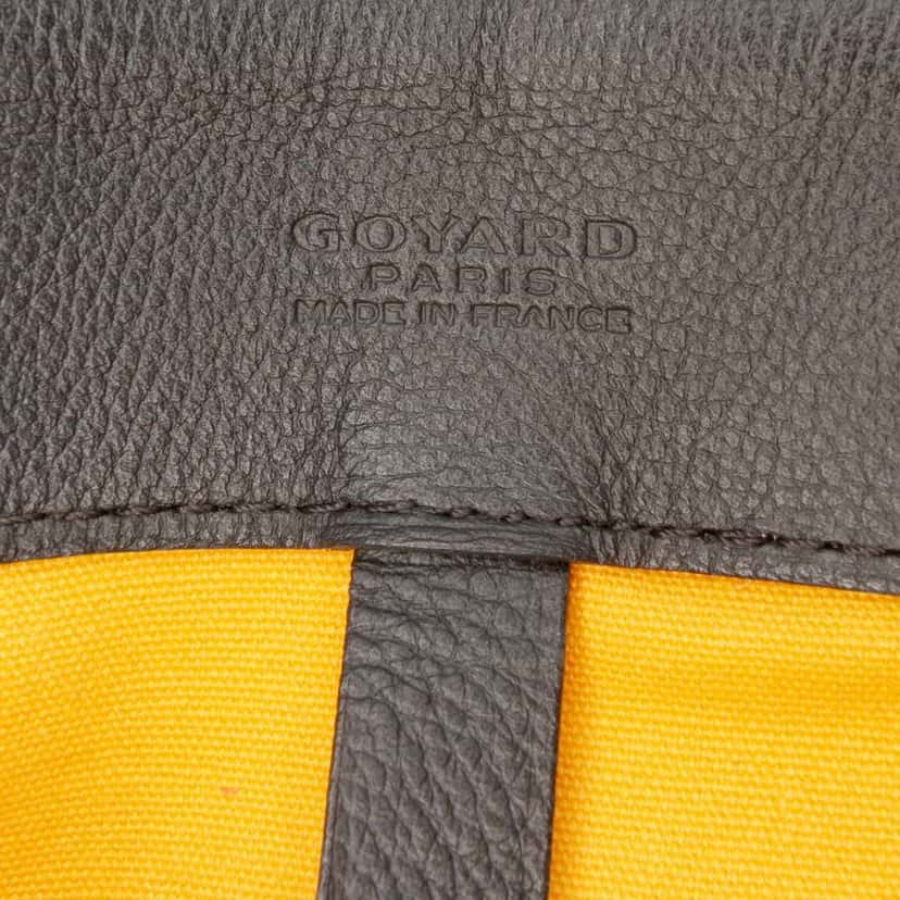 Goyard Goyardine Voltaire Black Canvas Good condition - Box View