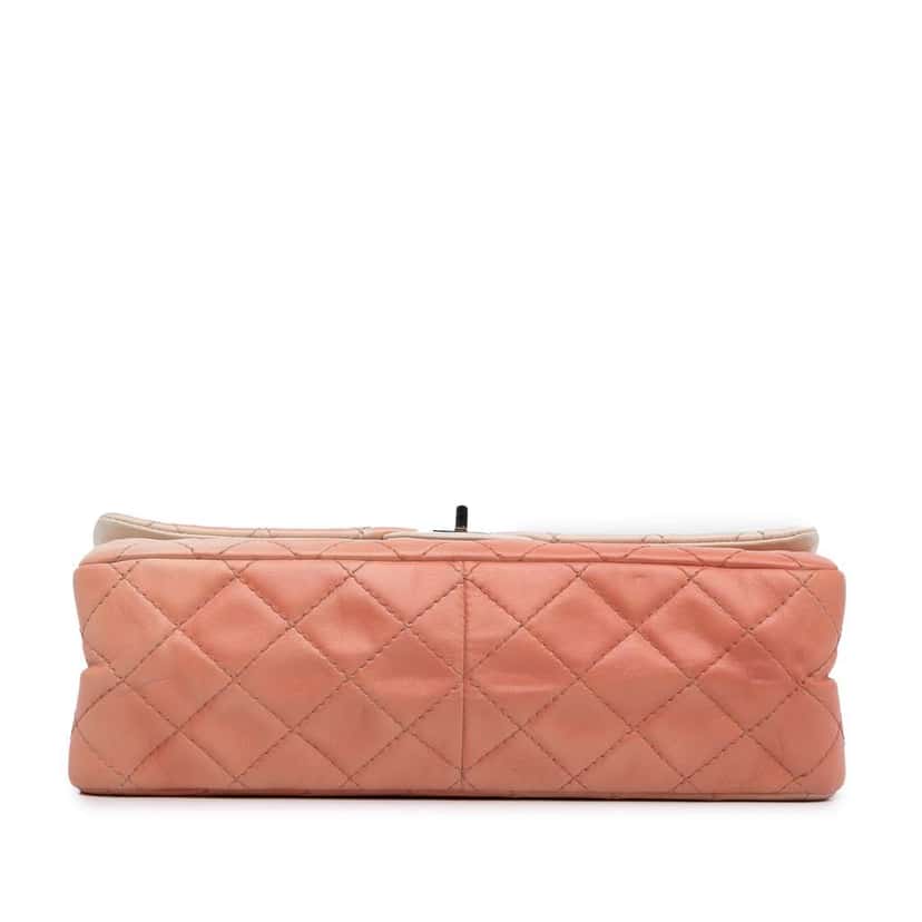 Chanel Ombre Reissue 225 Double Flap Orange Leather Very good condition - Box View