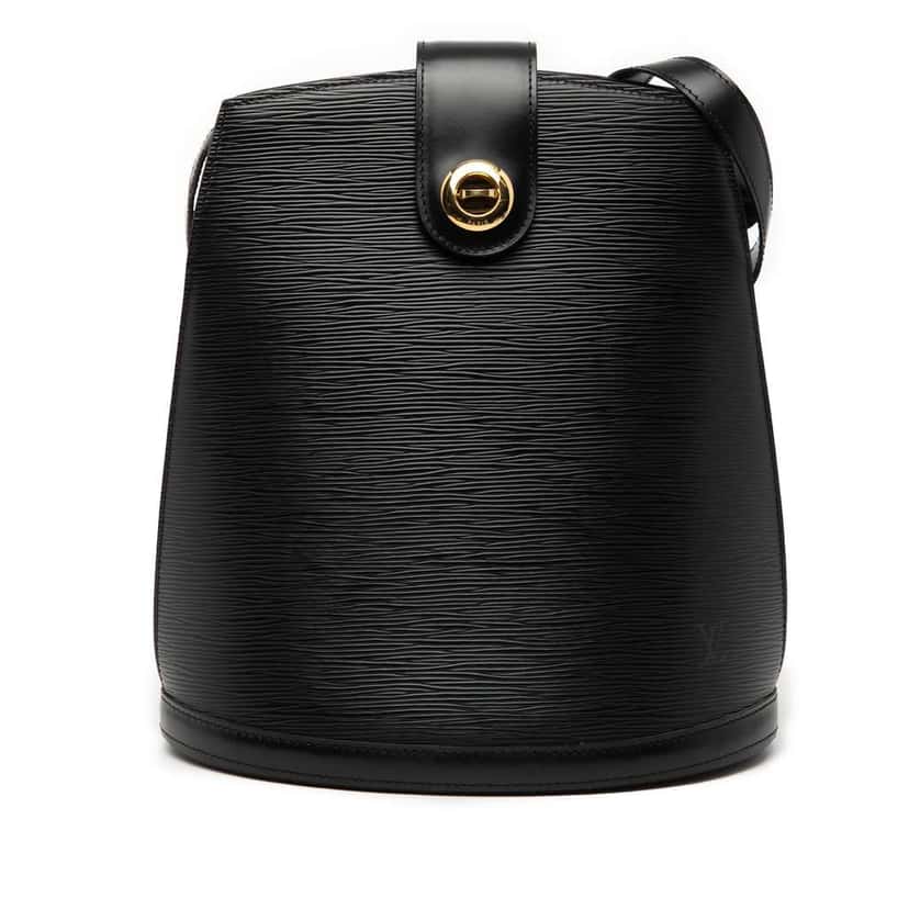 Louis Vuitton Epi Cluny Black Leather Good condition - Front View