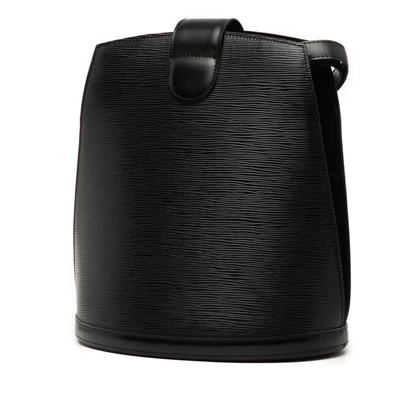 Louis Vuitton Epi Cluny Black Leather Good condition - Back View