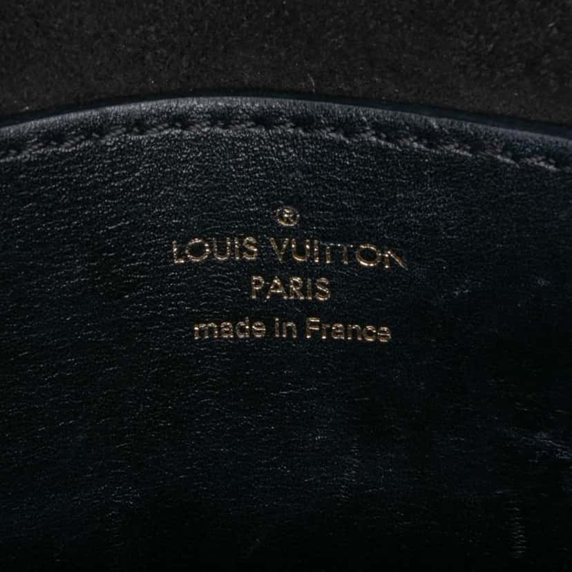 Louis Vuitton Limited Edition Calfskin and Monogram Reverse Studded Night Lights Twist MM Black Leather Good condition - Box View