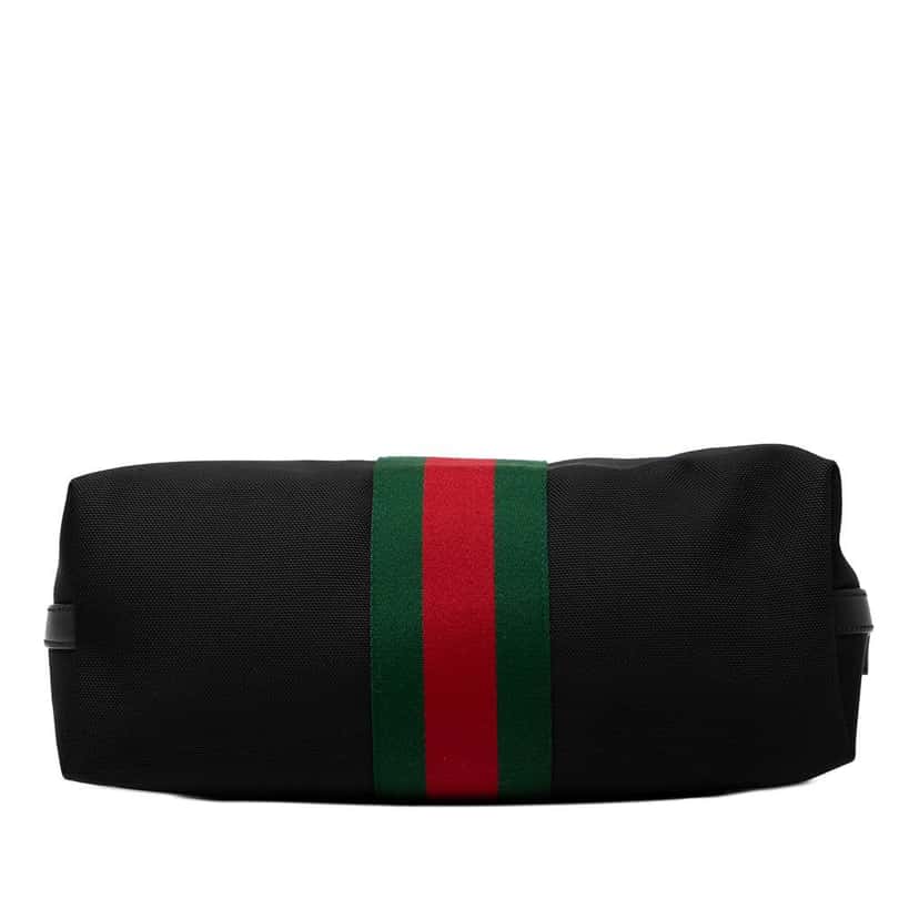 Gucci Techno Canvas Web Satchel Black Canvas Good condition - Inside View